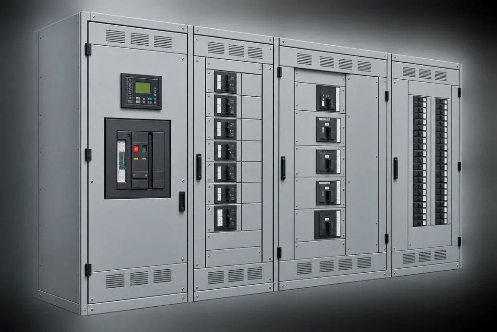 Tableros eléctricos industriales y centros de carga